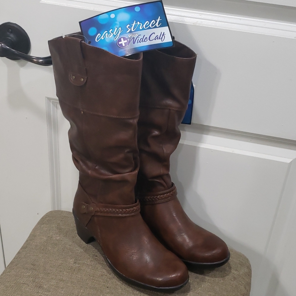 NWT wide calf slouch boot.  Wide calf